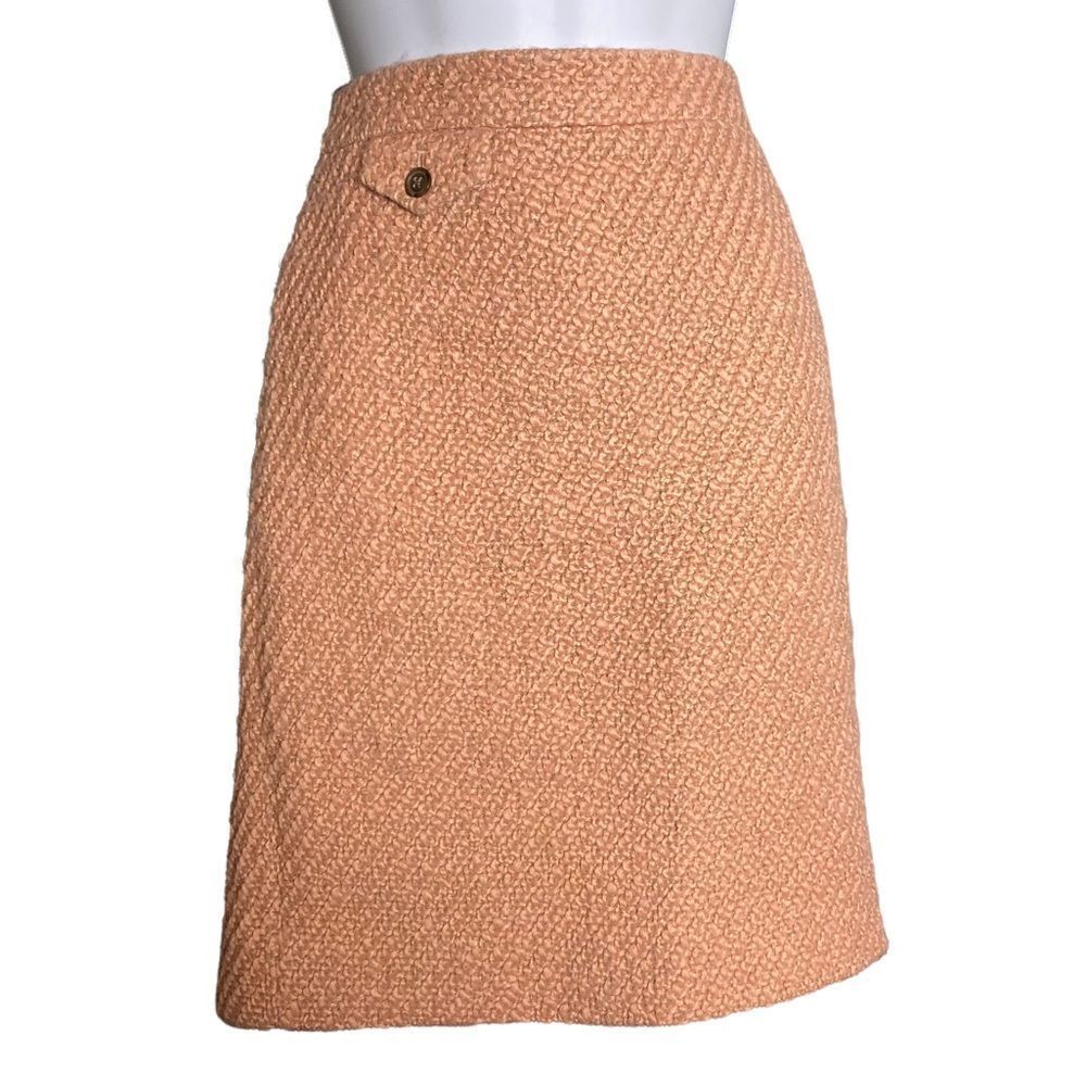 J. Crew Blush Pink No. 2 Tweed Pencil Skirt